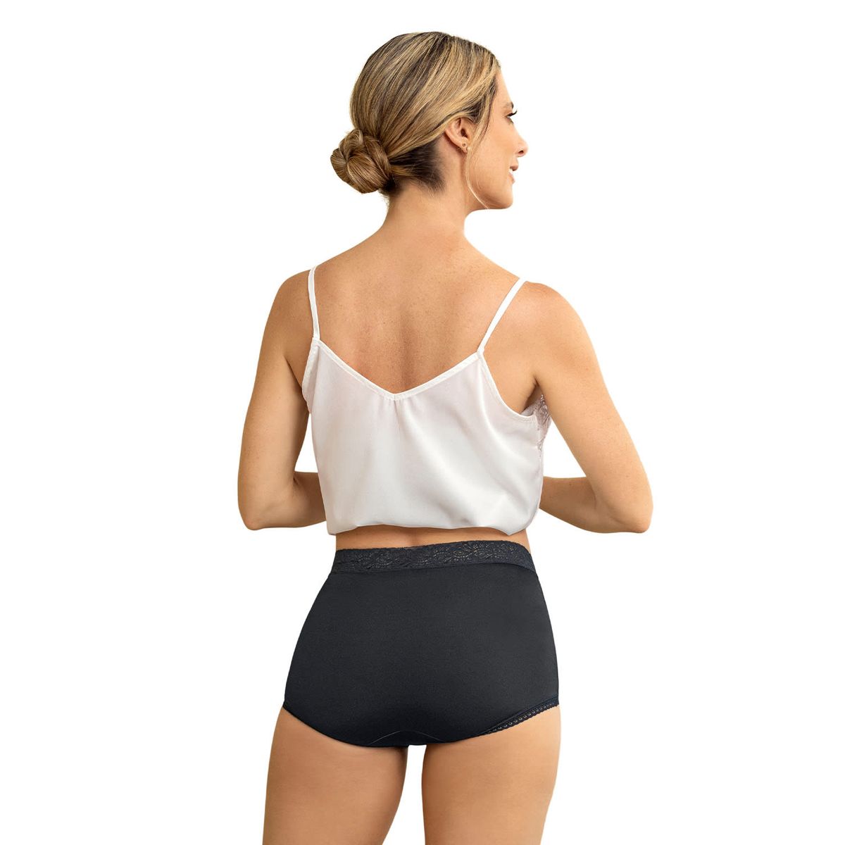 LEONISA - Pack x 3 calzones clásicos con toques de encaje 118X3 Salmón