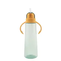 BEST HOUSE - Vaso Con Bombilla Y Asas 360 ml - Verde