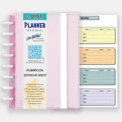 SPYRA - Planner A5 Rosa - Disc