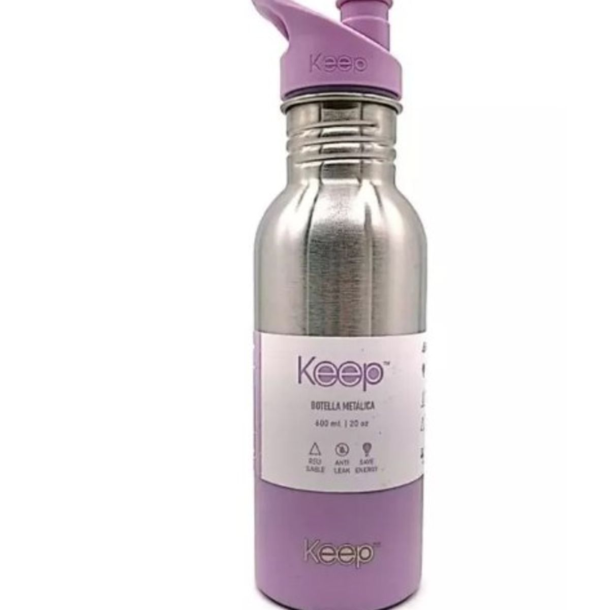 KEEP - BOTELLA METALICA  KEEP - lila