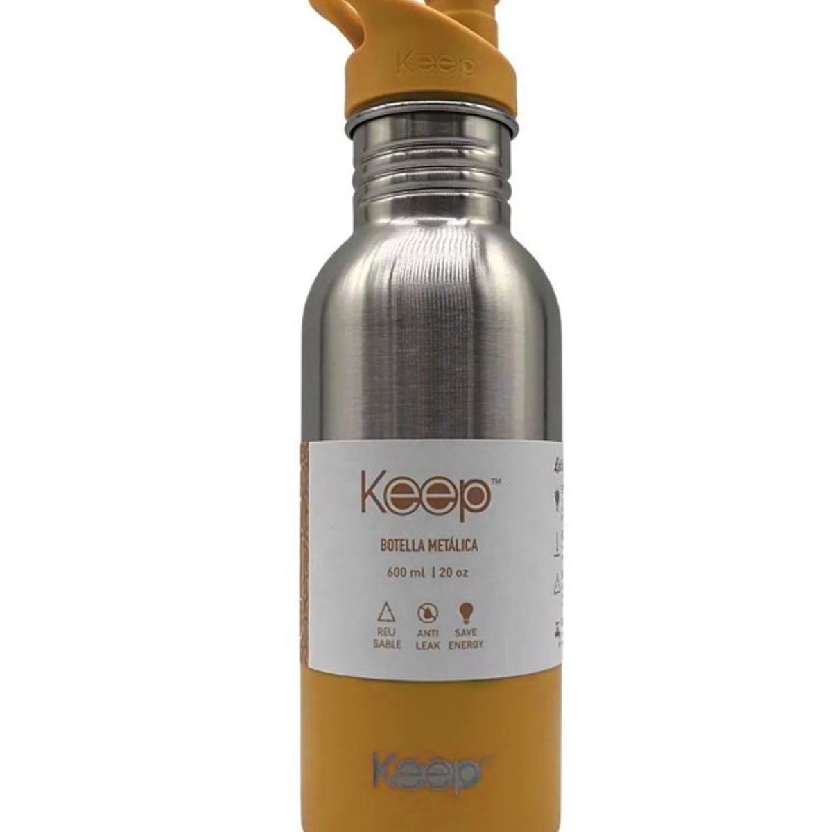 KEEP - BOTELLA METALICA KEEP - naranja.