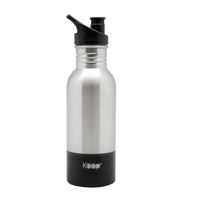 KEEP - BOTELLA METALICA  KEEP - negro
