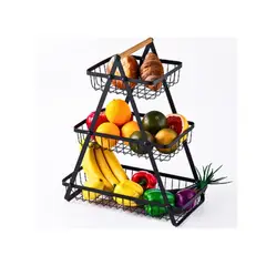 GENERICO - Organizador Multifuncional De Frutas Y Verduras 3 Niveles