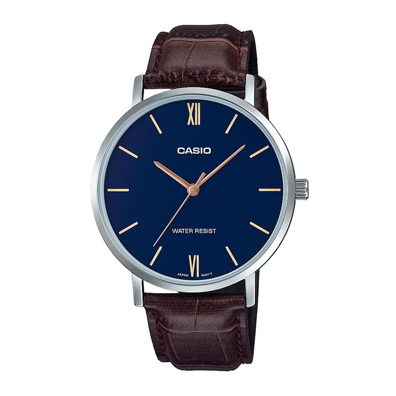 CASIO - Reloj CASIO MTP-VT01L-2BUDF Acero Hombre Plateado