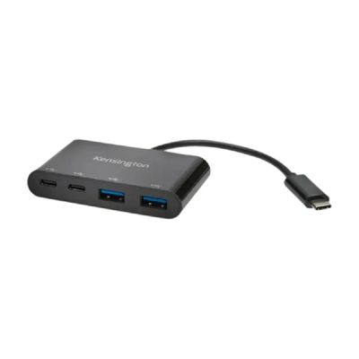 Imagen 2 del producto Adaptador Hub USB-C a USB-B(2) y USB-C(2) 4 Puertos Negro
