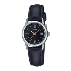 CASIO - Reloj LTP-V002L-1B3UDF Acero Mujer Plateado