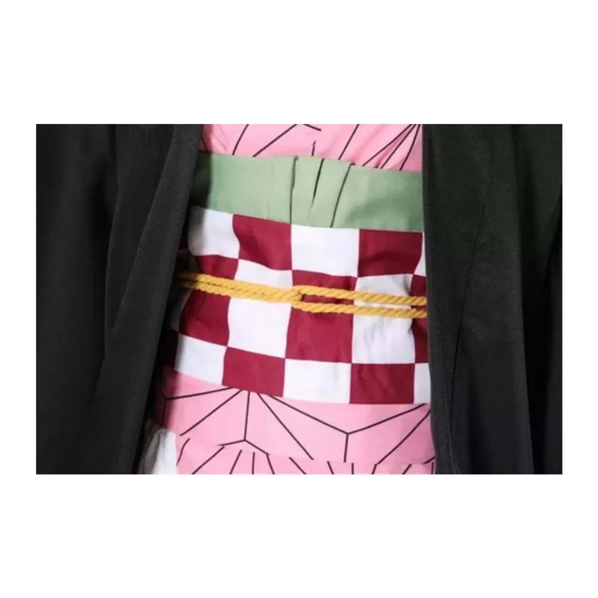 GENERICO - Disfraz Nezuko Kimetsu No Yaiba Cosplay Anime Niña Talla 110