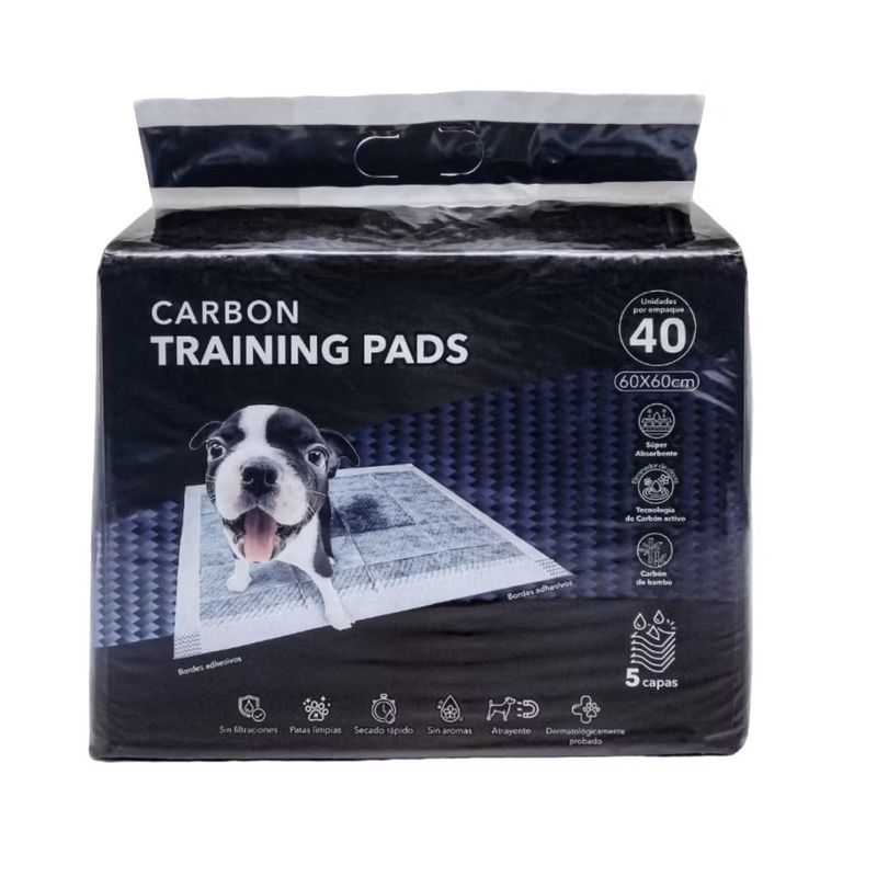 GENERICO - Sabanillas Absorbentes Perros 60x60cm Tejido De Carbón 40u
