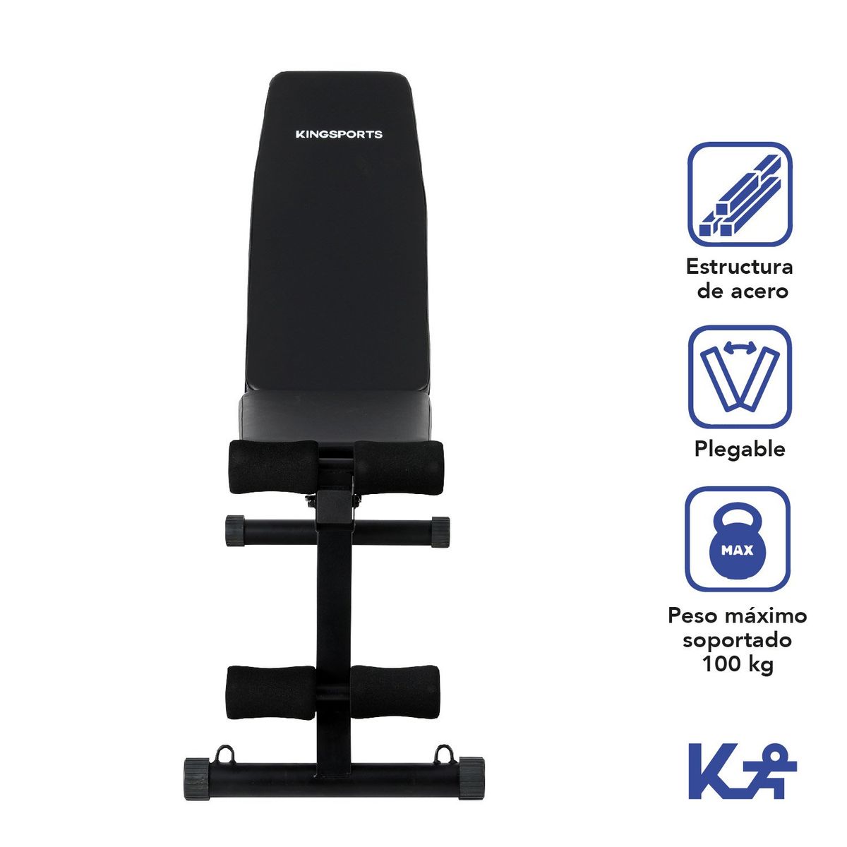 LUMAX - Banco Para Pesas Plegable Inclinado