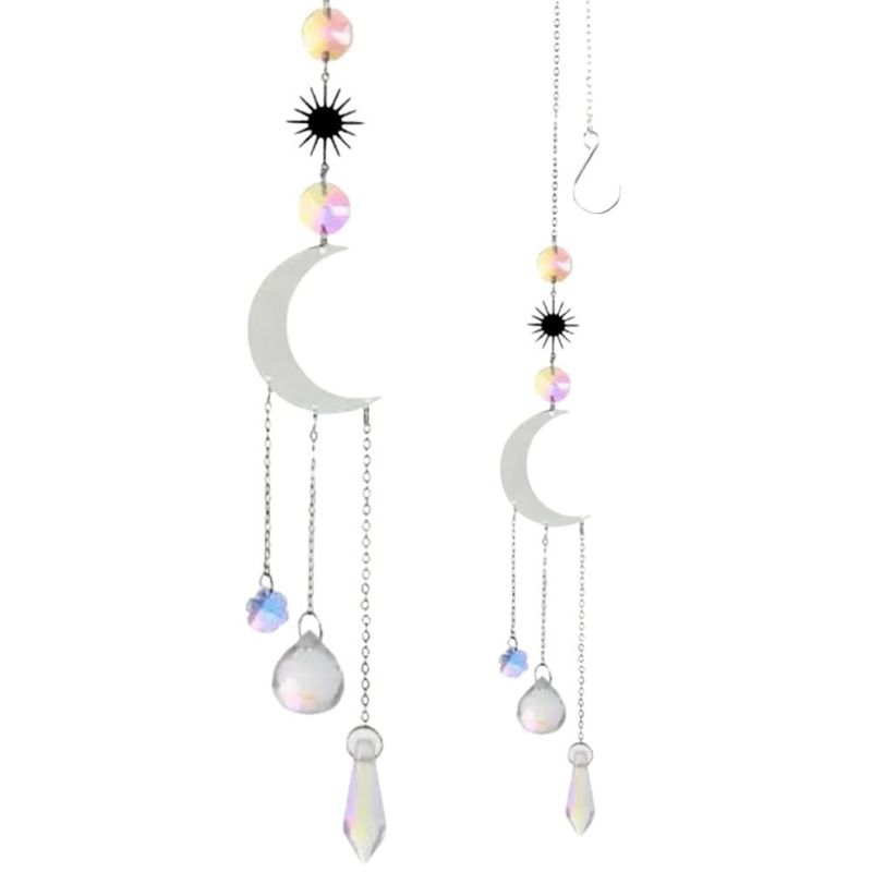 ARTESANA - Pequeño Prisma de Luz - Atrapasol Luna Sol