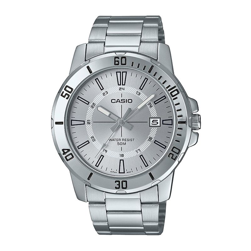 CASIO - Reloj CASIO MTP-VD01D-7CVUDF Acero Hombre Plateado