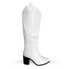 HERIEL - BOTA TEXANA MUJER KAI BLANCO BELLA MODA