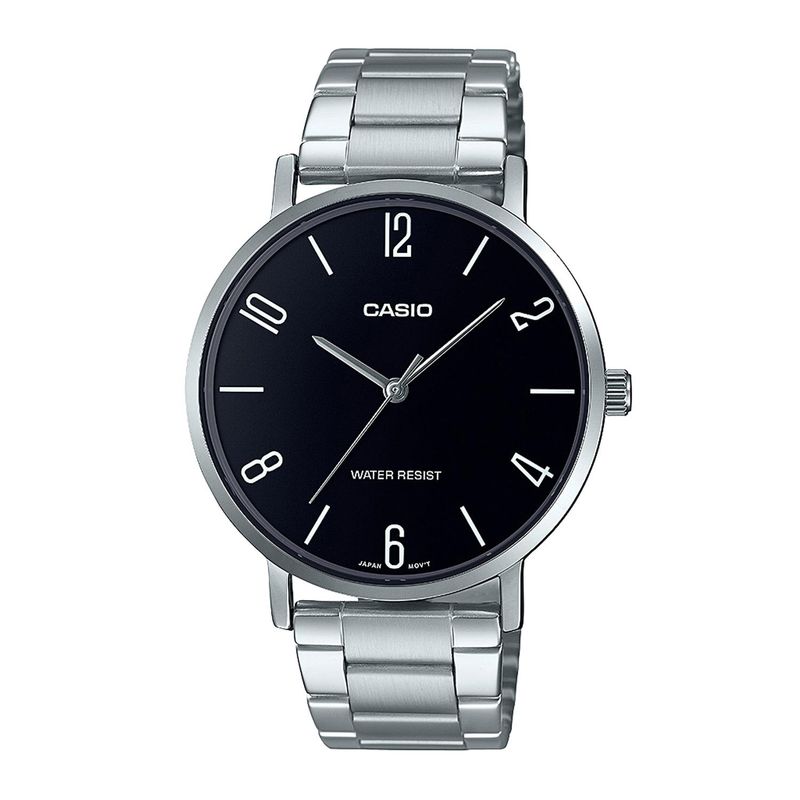 CASIO - Reloj CASIO MTP-VT01D-1B2UDF Acero Hombre Plateado