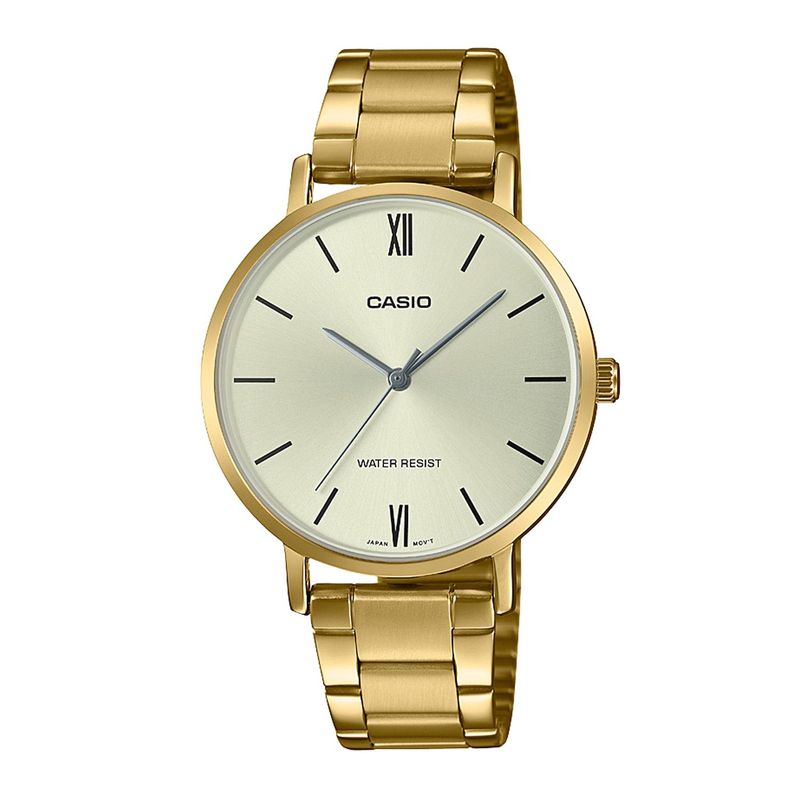 CASIO - Reloj CASIO LTP-VT01G-9BUDF Acero Mujer Dorado