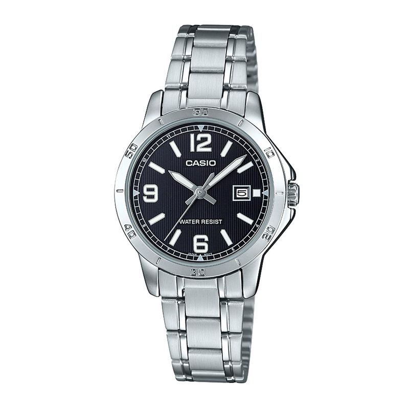 CASIO - Reloj CASIO LTP-V004D-1B2UDF Acero Mujer Plateado