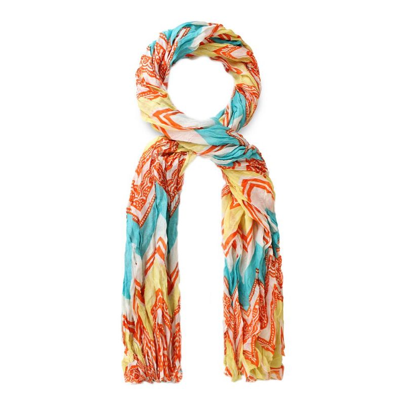 KUBAYOFF - Pañuelo Ariza amarillo multicolor Kubayoff