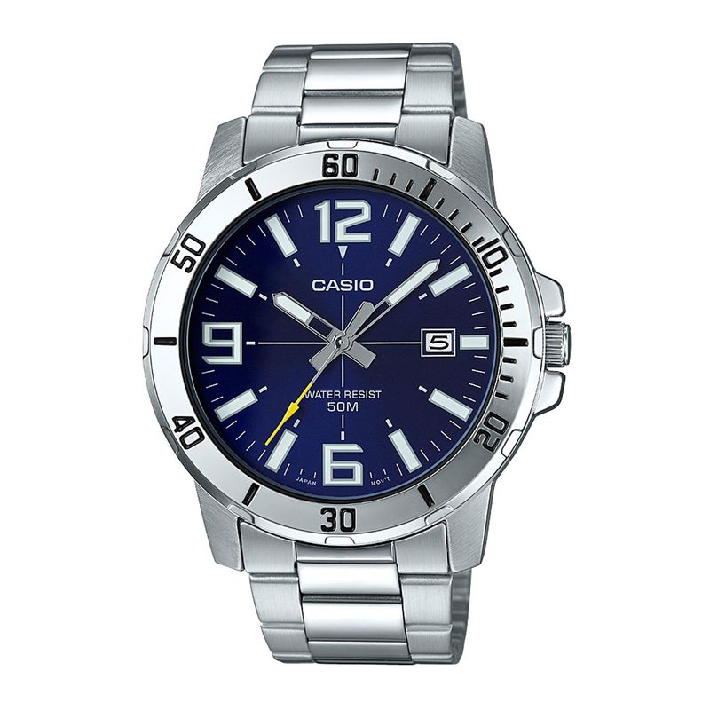 CASIO - Reloj CASIO MTP-VD01D-2BVUDF Acero Hombre Plateado