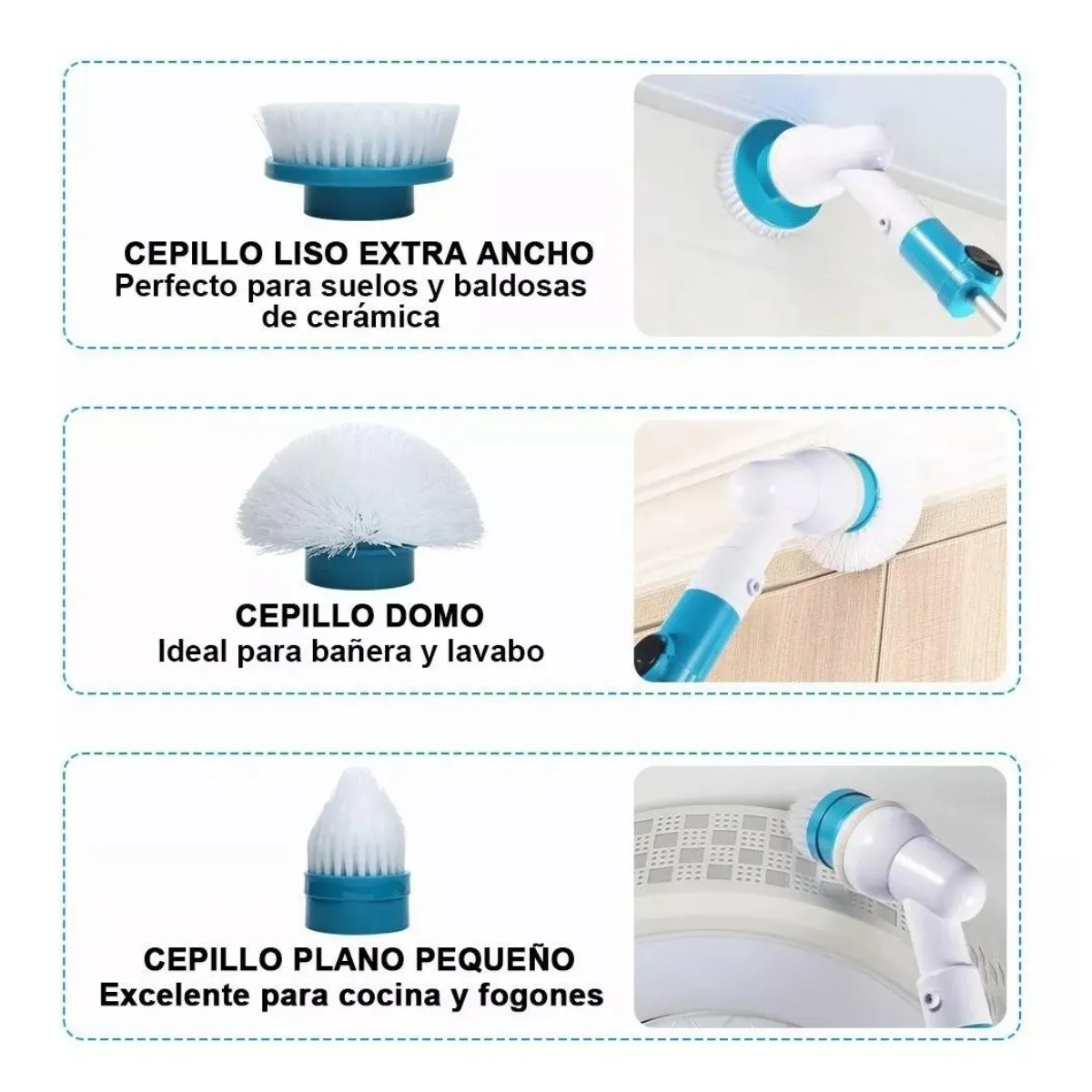 GENERICO - Cepillo Eléctrico Potente Extensible