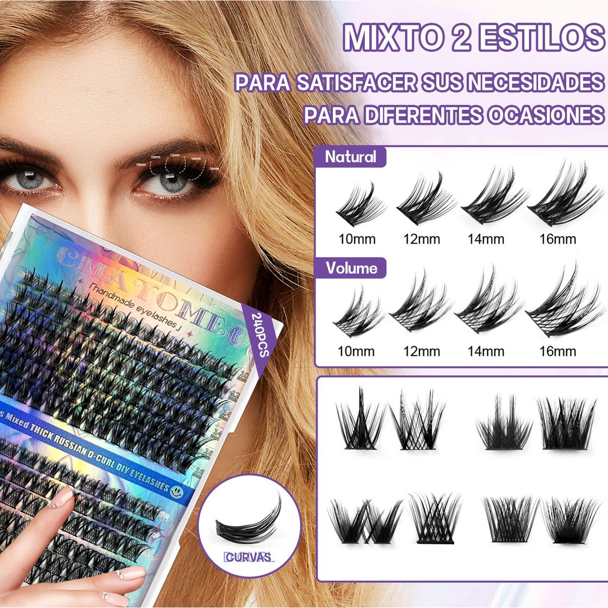 YAYKO - EYELASH KIT PESTAÑAS POSTIZAS