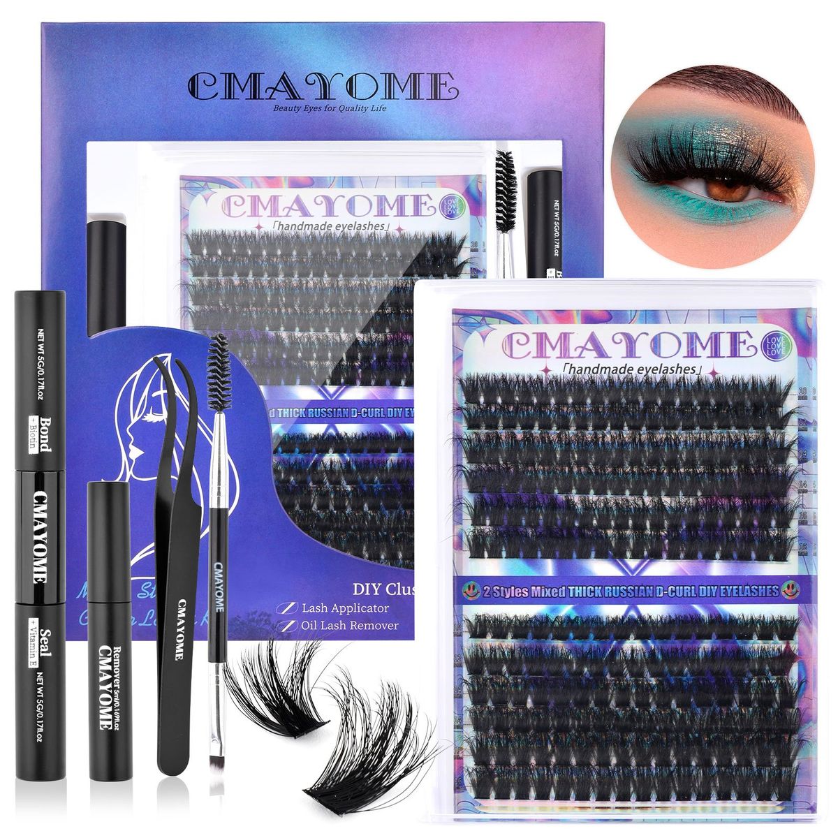 YAYKO - EYELASH KIT PESTAÑAS POSTIZAS