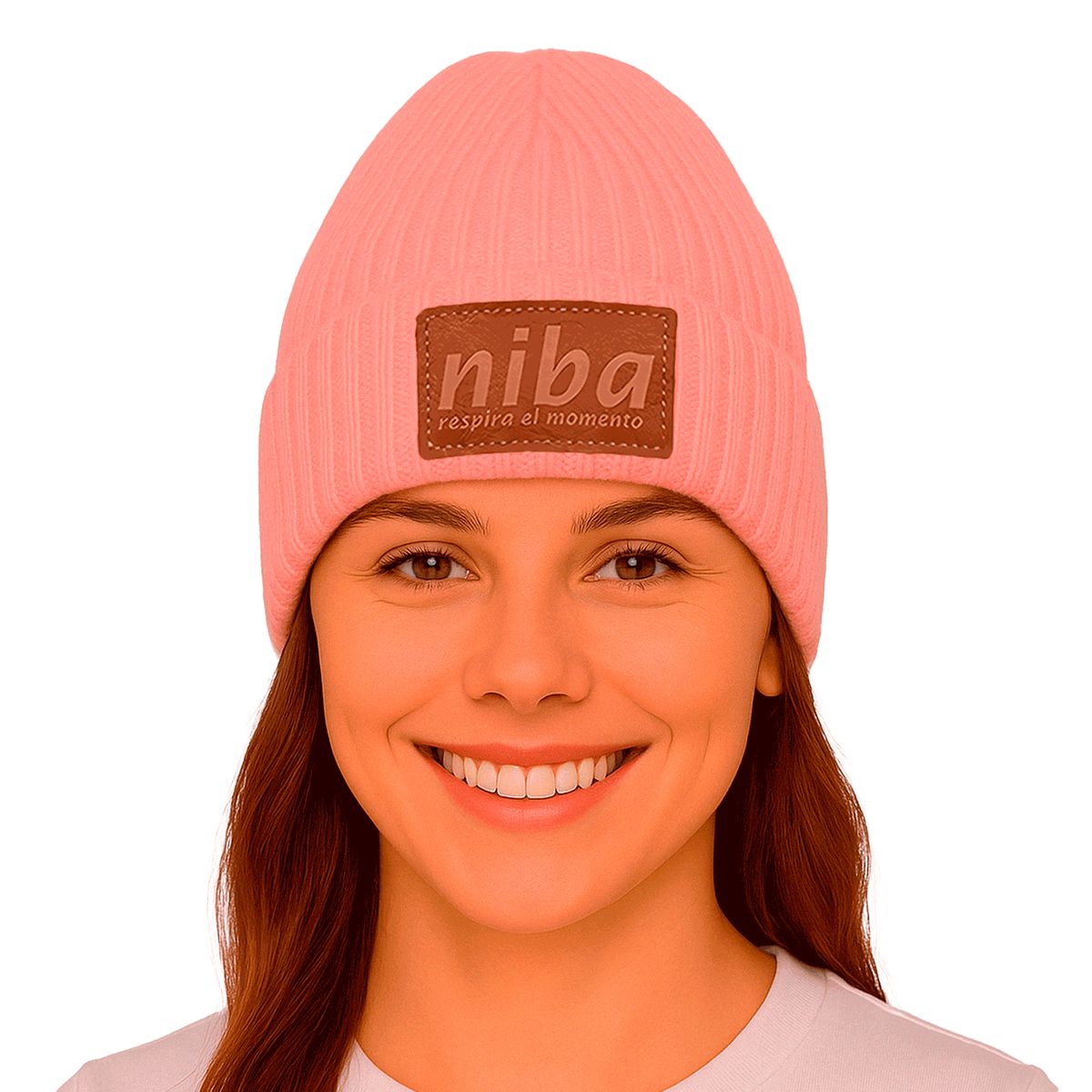 NIBA - Gorro Lana Laguna Torca Rosado Niba