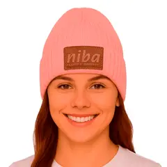 NIBA - Gorro Lana Laguna Torca Rosado