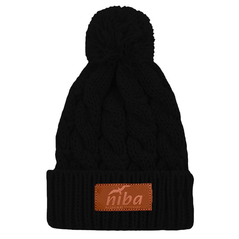 NIBA - Gorro Lana Laguna Yacal Negro Niba