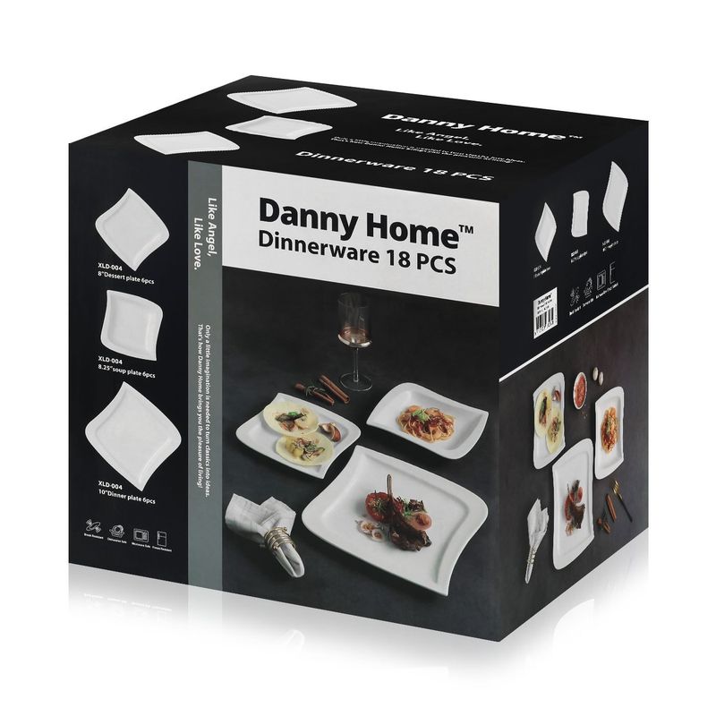 DANNY HOME - Set de Vajilla Danny Home™ 18 Piezas