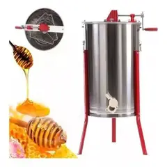 KUANGYE - 3 Marco Extractor De Centrifuga Miel Manual Acero Inoxidable