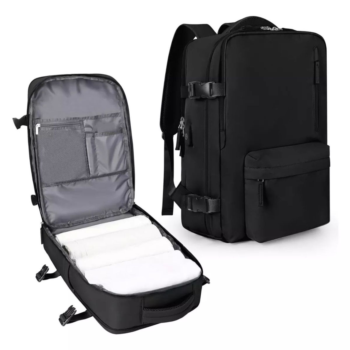 KUANGYE - Mochila De Viaje Avión Multifuncional Gran Capacidad 40 Lts