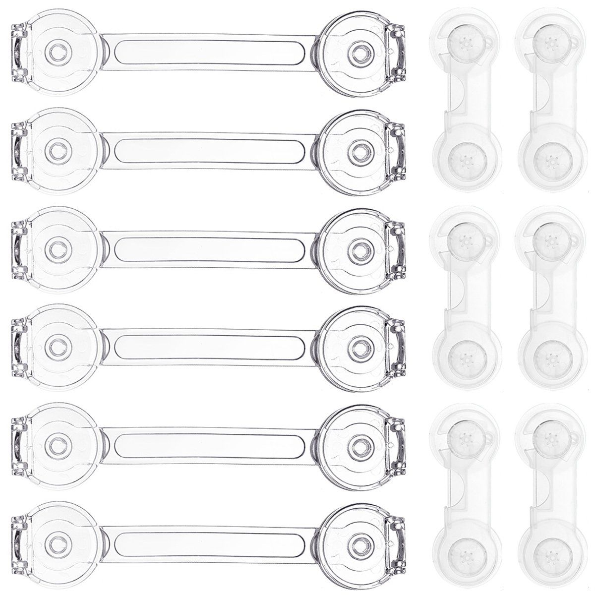 EDWINAYY - Pack 12 Seguros Ni?os/ Bebés Puertas Y Cajones