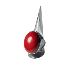 TAETHAI - Anillo de plata 925 con Coral rojo tai
