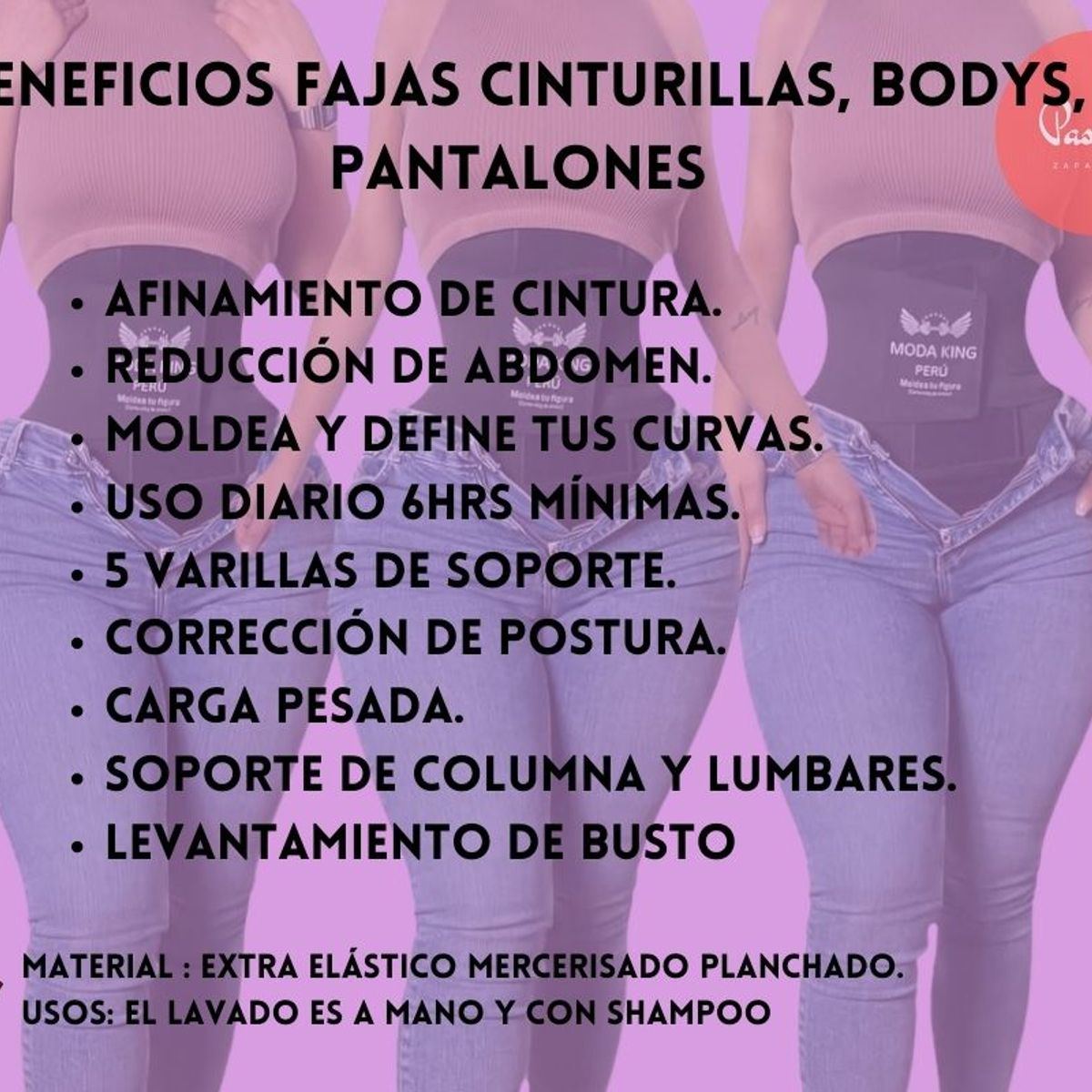 MODA KING - Cinturilla Faja Original Reloj arena Moda King Perú