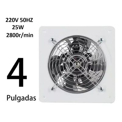 Imagen 2 del producto Extractor De Aire Metálico Industrial 4 Pulgadas Para Baño Cocina