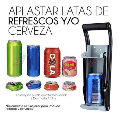 Imagen 2 del producto Aplastador De Latas De Aluminio Negro_