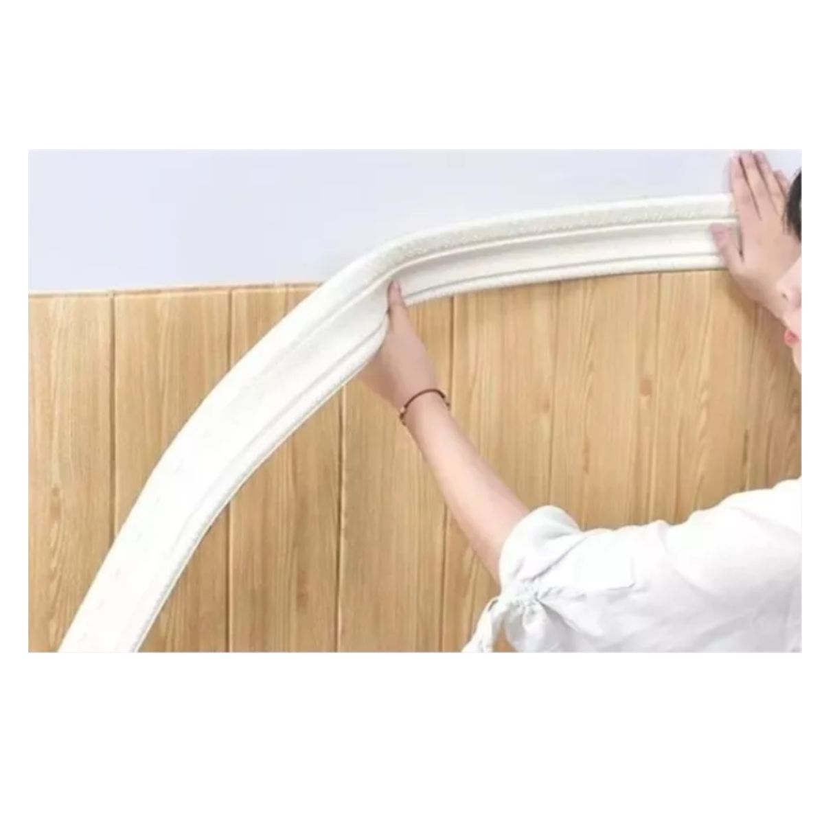 MUNDO MAGIA - 5 Rollos Guardapolvo Moldura, Cornisa O Zócalo Adhesivo