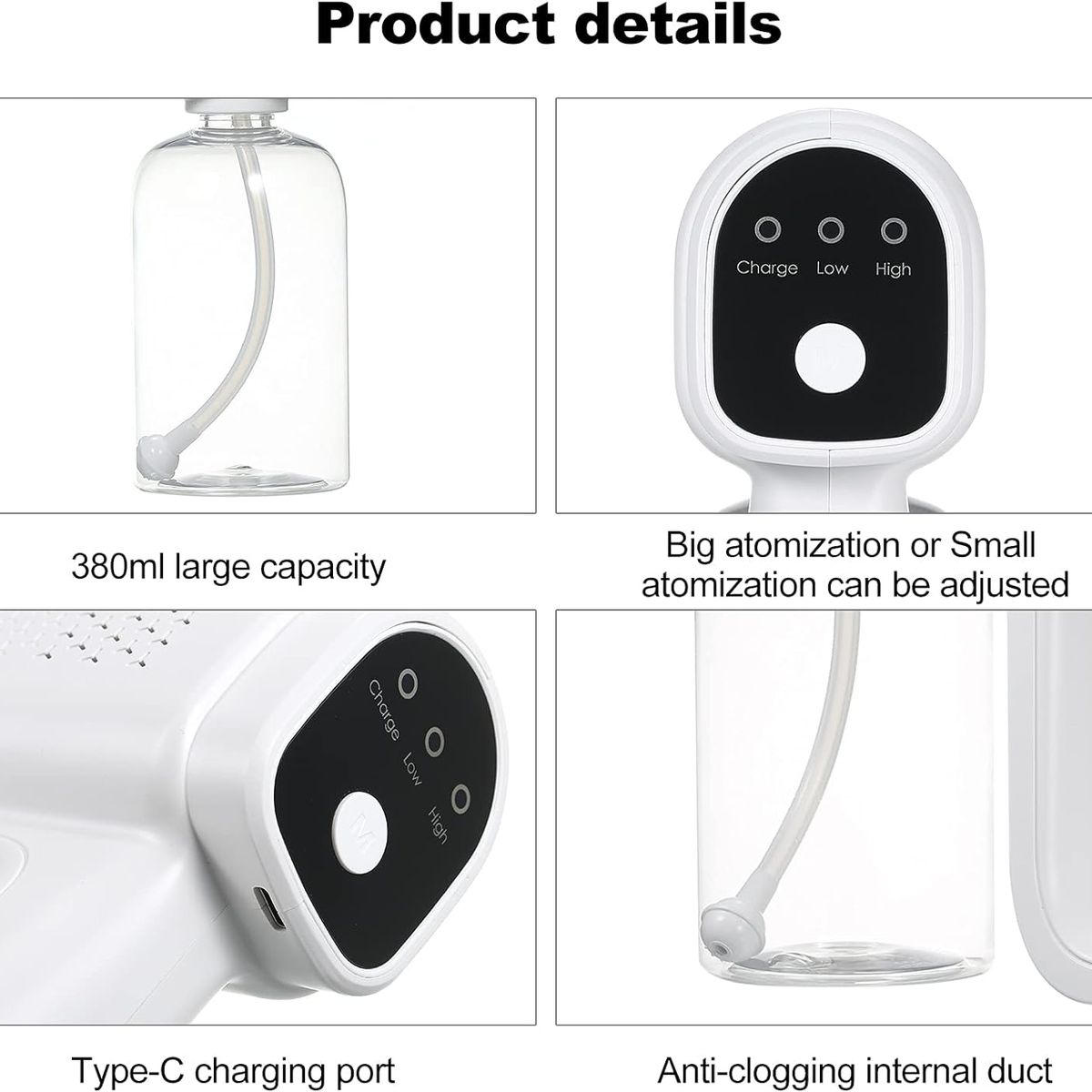 KUANGYE - Pistola Sanitizante Uv Desinfectante Inalámbrica Manual