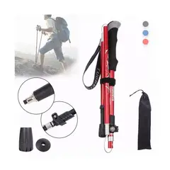 EDWINAYY - Bastón Plegable Ligero Senderismo Treking Caminar Escalar