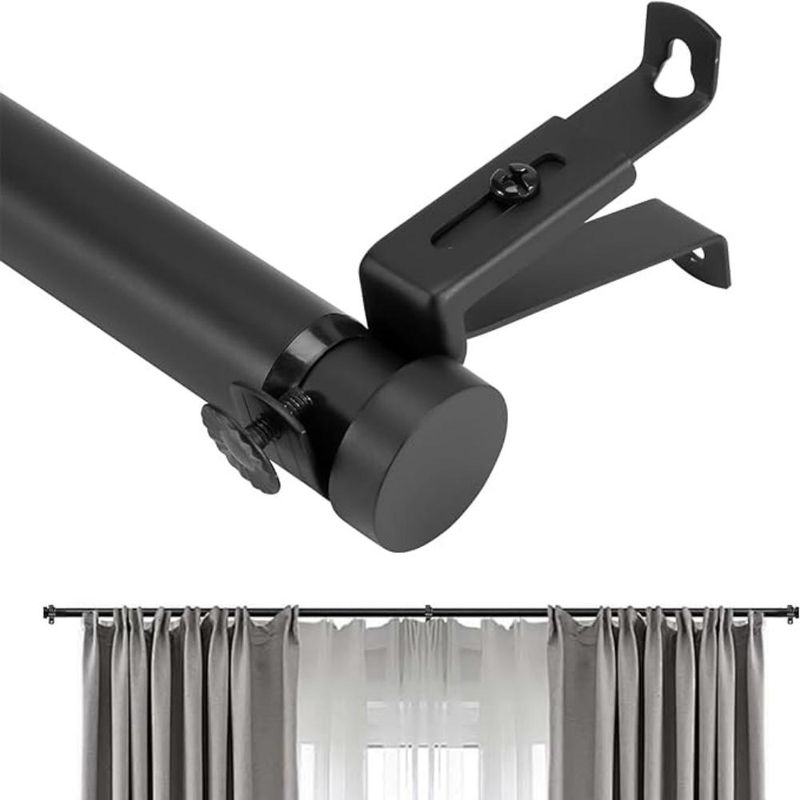 CASTLEN - Set de barras para cortina de metal 3m
