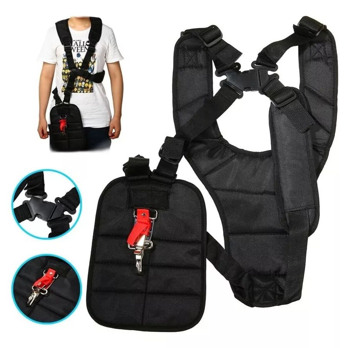 KUANGYE - Arnés Premium Acolchado Desmalezador Corta Cesped Orilladora