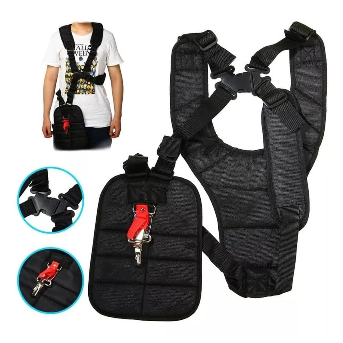 KUANGYE - Arnés Premium Acolchado Desmalezador Corta Cesped Orilladora