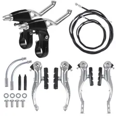 KUANGYE - Juego Completo De Frenos V-brake Bicicleta Acero Plastificad