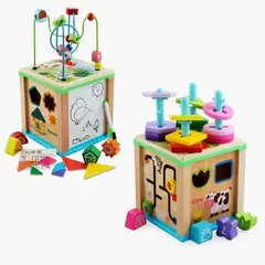 MUNDO MAGIA - Juguete De Habilidad Motora Multifuncional Montessori