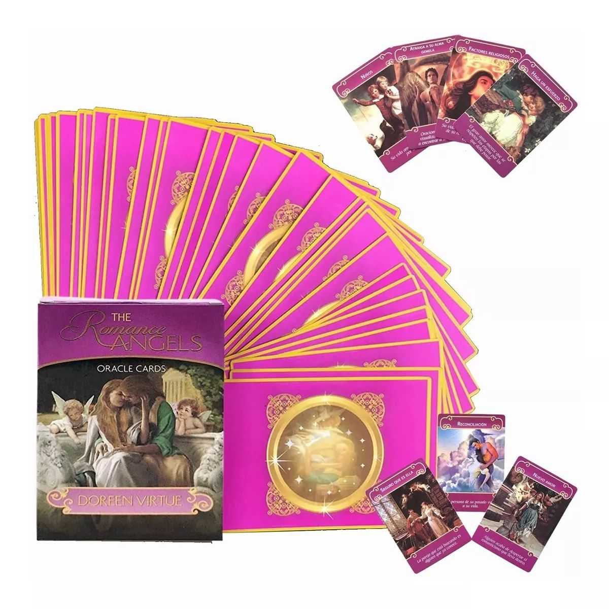EDWINAYY - Cartas De Oraculo De Los ángeles Del Amor Tarot En Espa?ol
