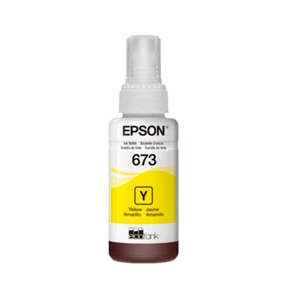 EPSON - Botella de Tinta Epson T673 70ml pág. 2.200 Amarillo T673420-AL