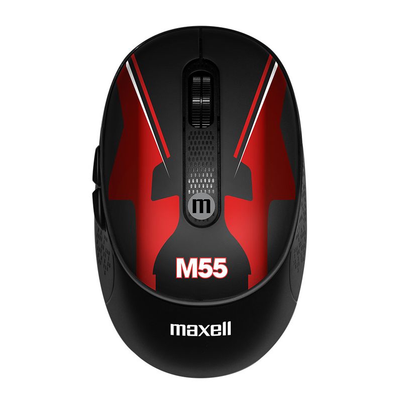 MAXELL - Mouse Inalámbrico Maxell Diseño Race 4000dpi Usb/usb-c M55