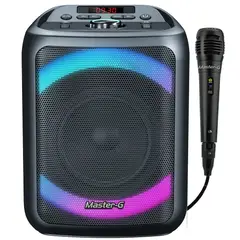 MASTER G - Parlante inalámbrico Bluetooth Cypher 6,5” con Karaoke