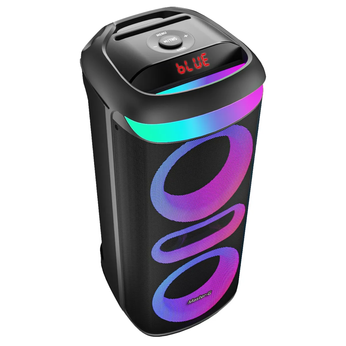 MASTER G - Parlante inalámbrico Bluetooth Zeus 8” con Karaoke