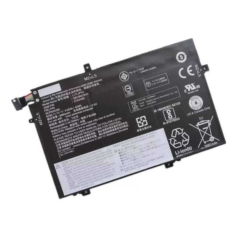 LENOVO - Bateria Lenovo Para Thinkpad L480 45wh 3 Celdas 01av466