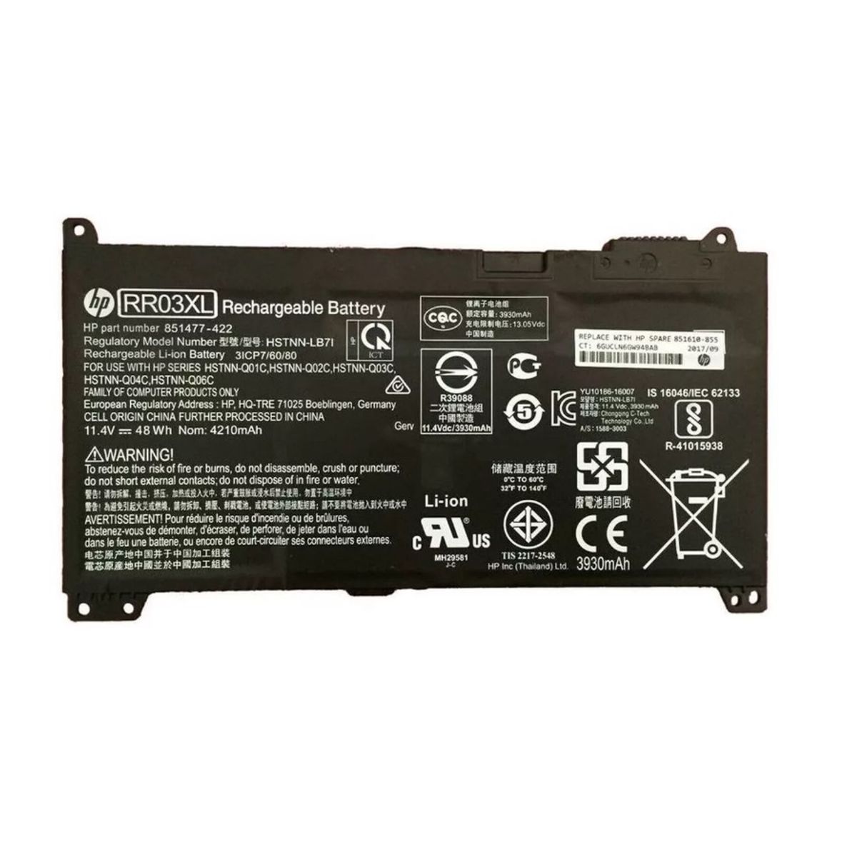 HP - Batería Original Hp Probook 430 G4 440 G4 450 G4